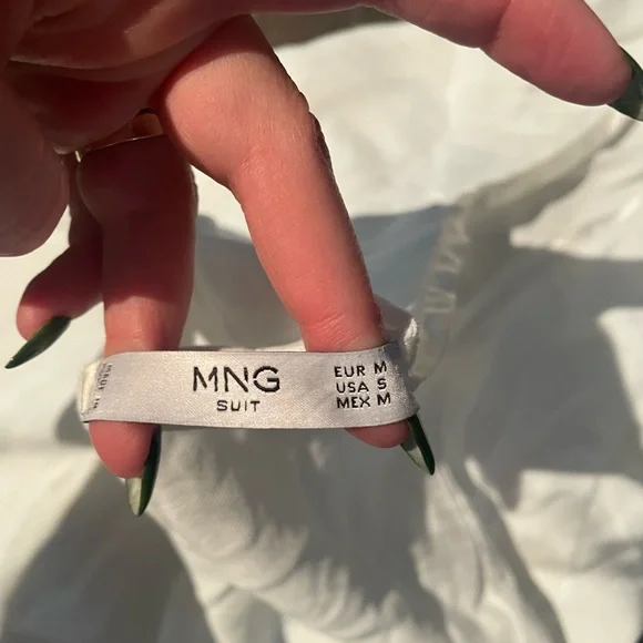 Mango Elegant White Top - Picture 5 of 5